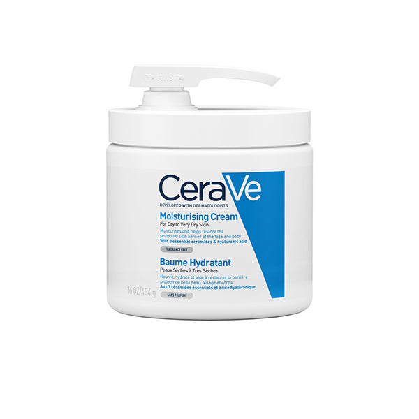 CeraVe Baume Hydratant Nourrissant Peau Sèche à Très Sèche | 454g Pompe