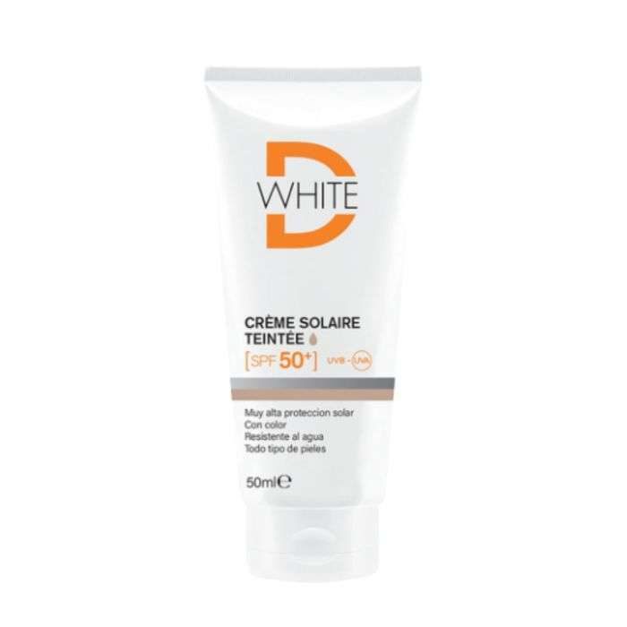 D-WHITE CRÈME SOLAIRE TEINTEE MEDIUM SPF50+ 50 ML