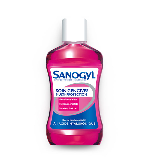 SANOGYL BAIN DE BOUCHE MULTIPROTECTION A L'ACIDE HYALURONIQUE FL 500 ML