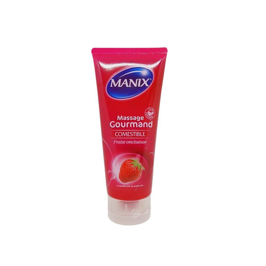 Manix Massage Gourmand Fraise 200ml