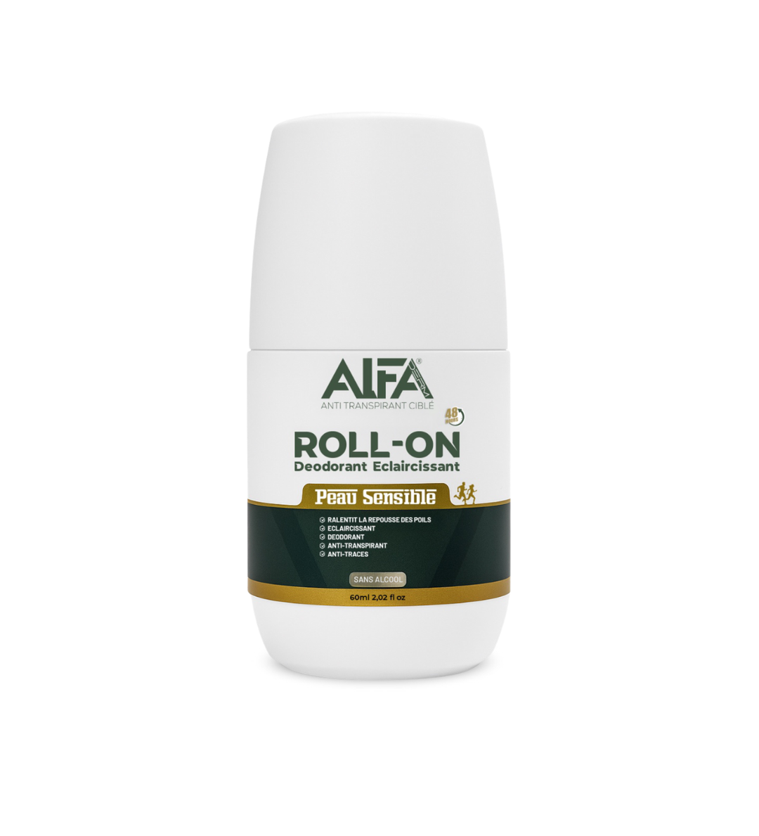 ALFADERM Déodorant Roll-On éclaircissant