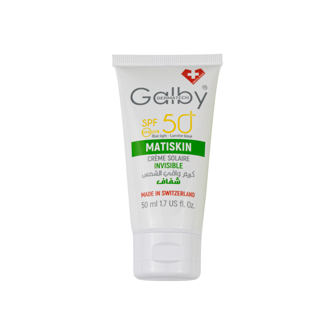 Galby Dermatech - Crème Solaire Invisible SPF50+ MATISKIN