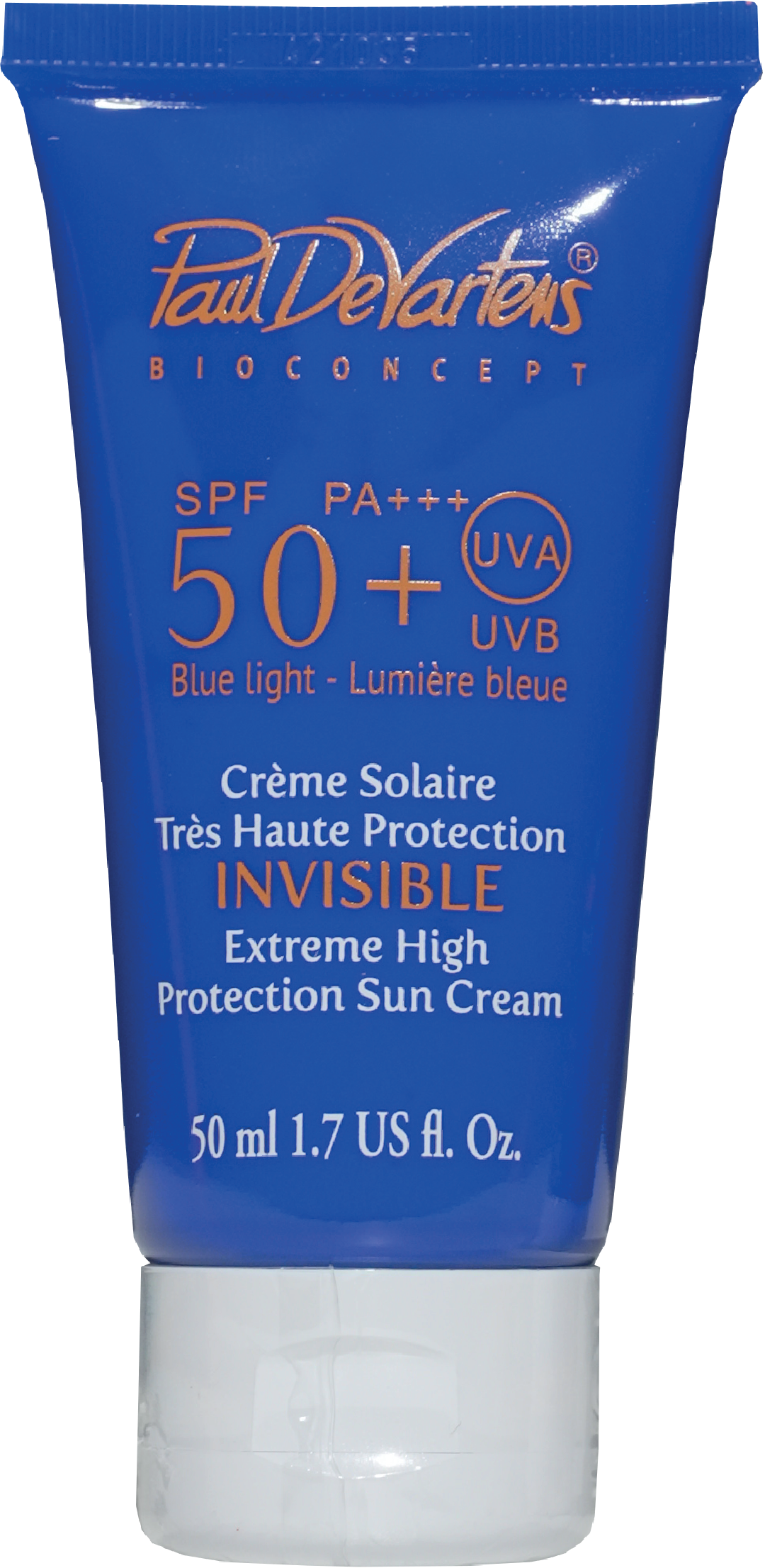 Paul de Vartens - Crème Solaire Invisible SPF50+