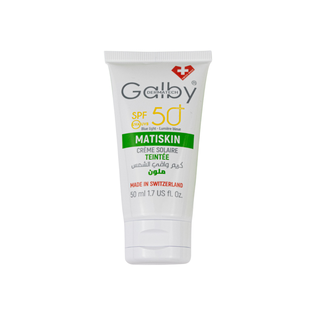 Galby Dermatech - Crème Solaire Teintée SPF50+ MATISKIN