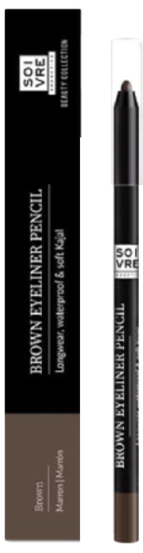 Soivre Cosmetics - Crayon Yeux Marron Water Proof