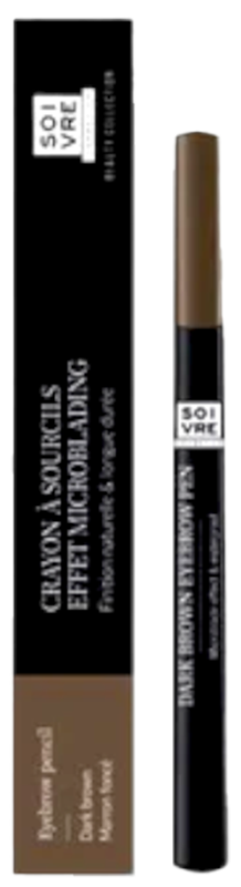 Soivre Cosmetics - Crayon à Sourcils Marron Foncé Water Proof