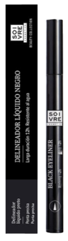 Soivre Cosmetics - Eyeliner Liquide Noir Water Proof