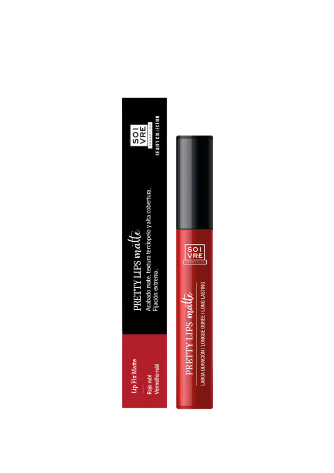 Soivre Cosmetics - Rouge à Lèvres Rouge Rubis Matte Water Proof PRETTY LIPS