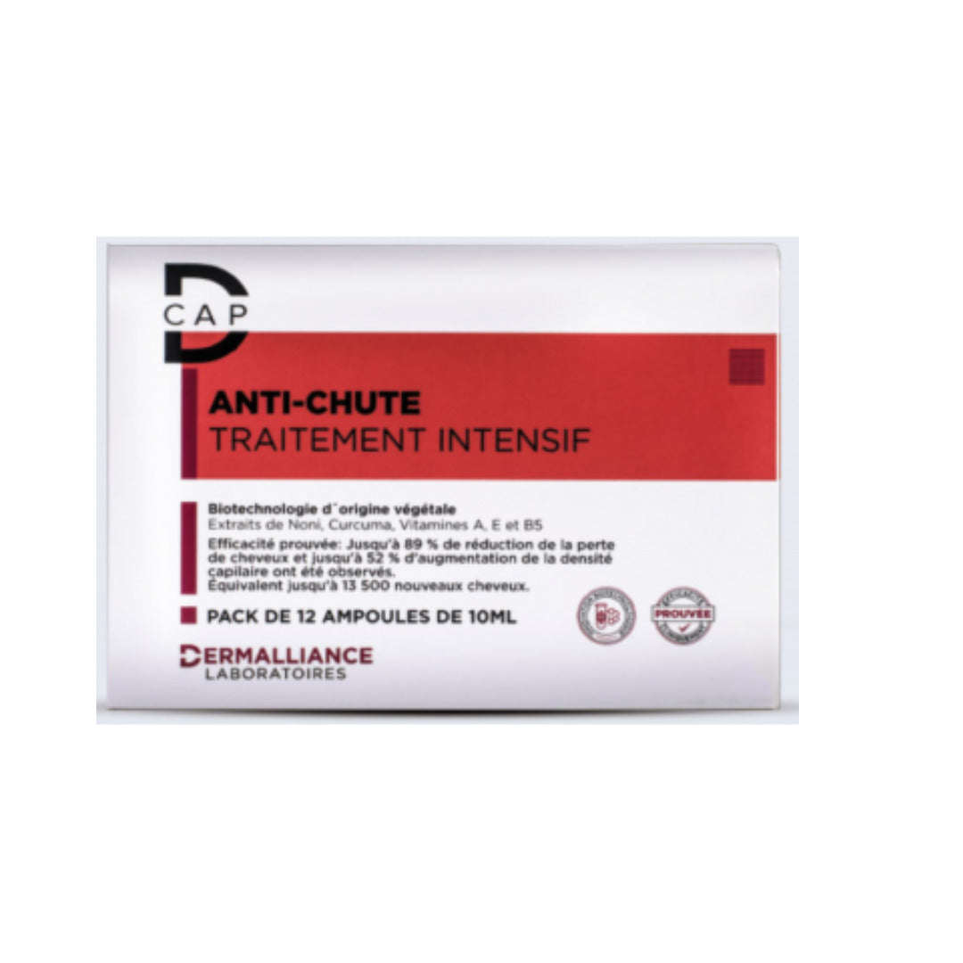 D-CAP AMPOULES TRAITEMENT INTENSIF ANTI-CHUTE 12 X 10 ML
