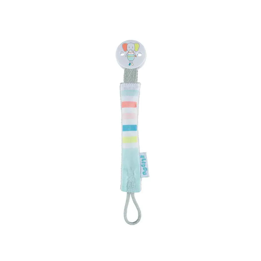 BB CONF 1 ATTACHE SUCETTE TEXTILE - ELIDOU L'ELEPHANT 7072