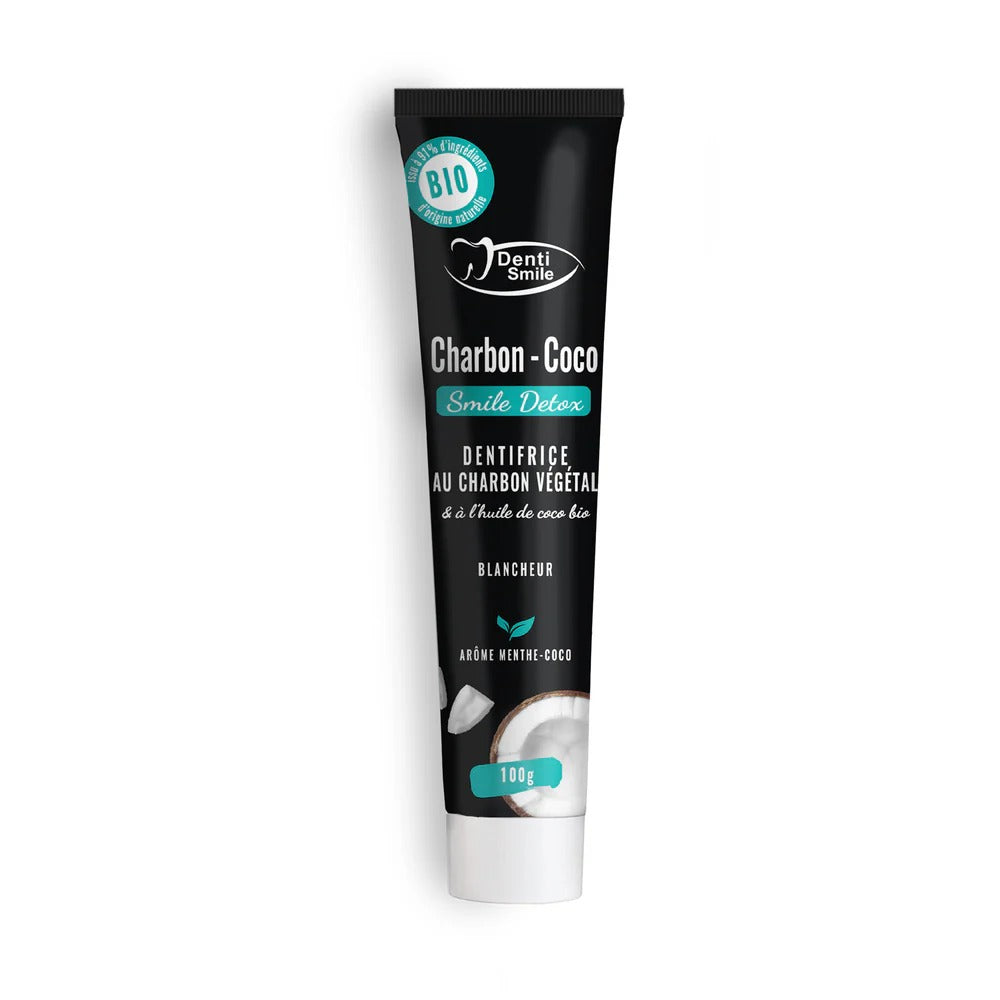 DENTI-SMILE DENTIFRICE AU CHARBON COCO 100GR