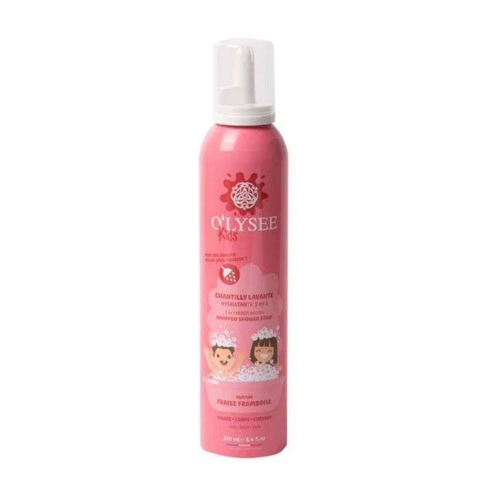 OLYSEE MOUSSE KIDS 3 EN 1 FRAISE FRAMBOISE 250 ML