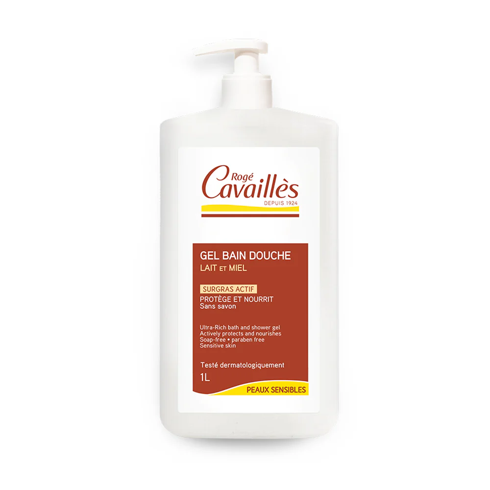 RC GEL SURGRAS ACTIF BAIN DOUCHE LAIT ET MIEL 1L