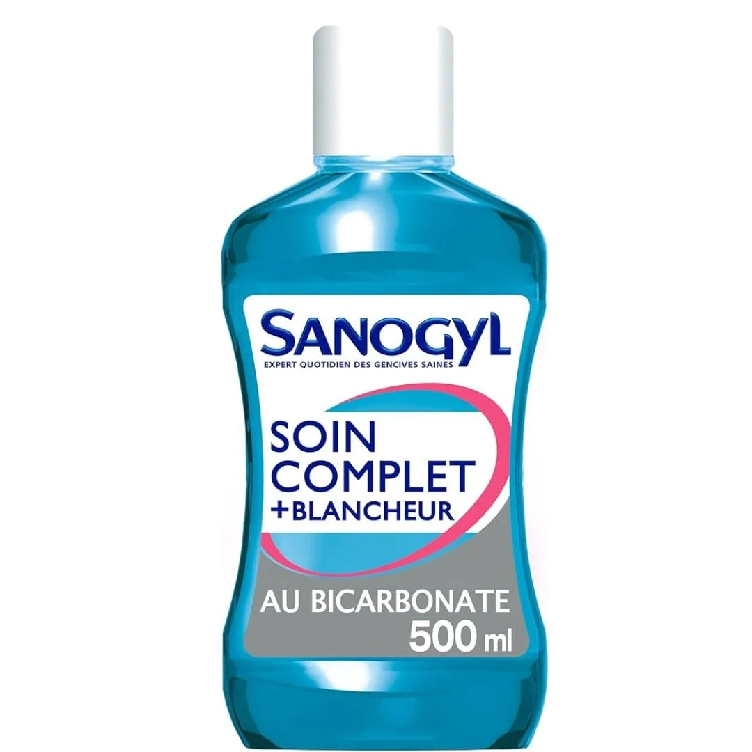SANOGYL BAIN DE BOUCHE SOIN COMPLET + BLANCHEUR FL 500ML
