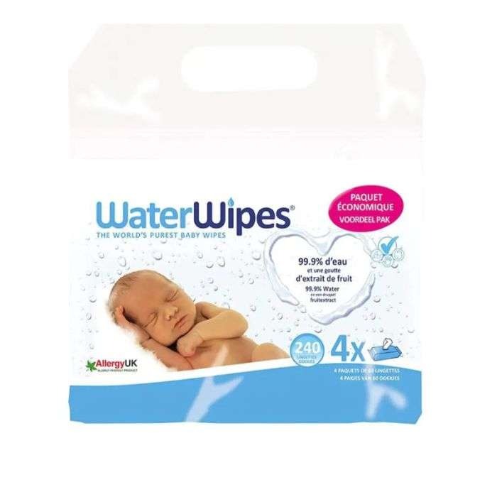 WaterWipes Baby Lingettes Biodégradables – Pack Familial