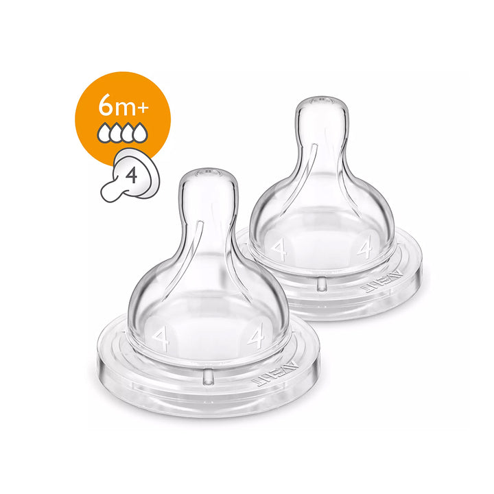 AVENT 2 TETINES-6M+ / 4T