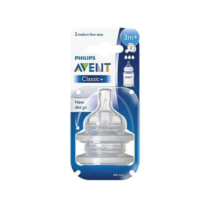 AVENT 2 TETINES- 3M+ / 3T