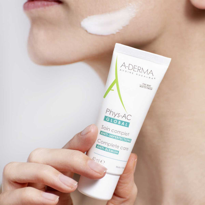 A-DERMA — PHYS-AC GLOBAL SOIN VISAGE COMPLET ANTI-IMPERFECTIONS — Soin anti-imperfections - PHYS-AC Global