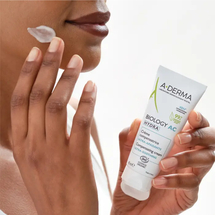 A-DERMA — BIOLOGY AC HYDRA CRÈME VISAGE HYDRATANTE COMPENSATRICE — Crème hydratante — PHYS-AC HYDRA