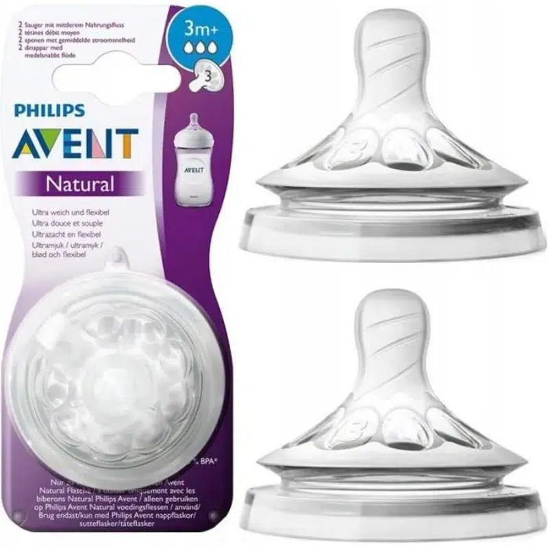 AVENT TETINE NATURAL 3M+ SCF043/27