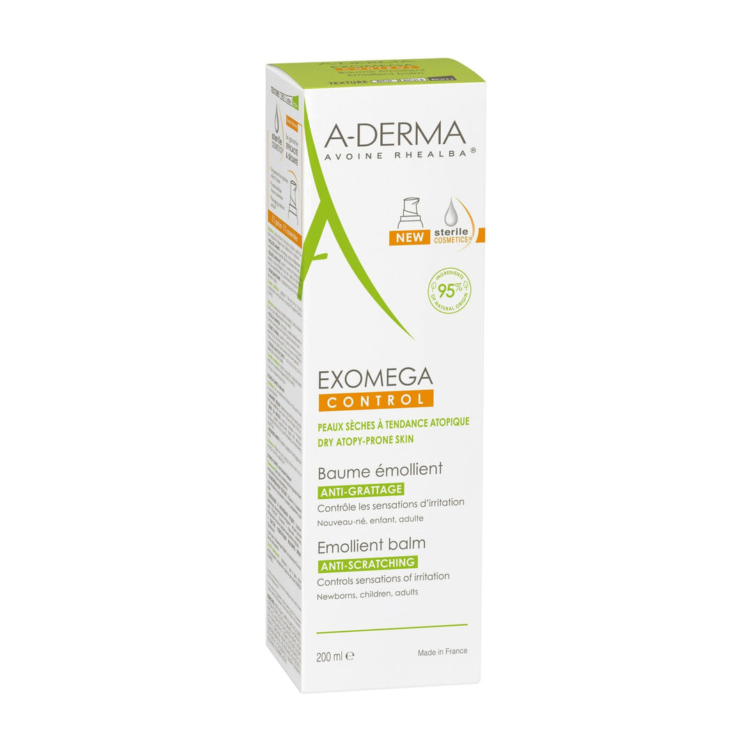 A-DERMA — EXOMEGA CONTROL LAIT ÉMOLLIENT ANTI-GRATTAGE COSMÉTIQUE STÉRILE