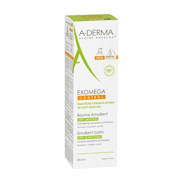 A-DERMA — EXOMEGA CONTROL LAIT ÉMOLLIENT ANTI-GRATTAGE COSMÉTIQUE STÉRILE