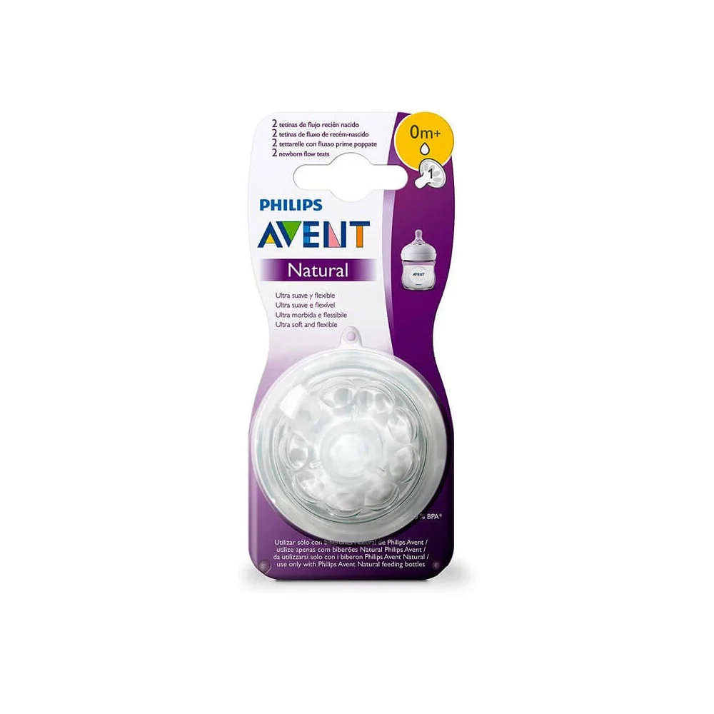 AVENT TETINE NATURAL 0M+ SCF041/27
