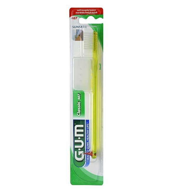 070942004077-1.jpg Gum Brosse A Dents 407 Souple Classic – Image 1