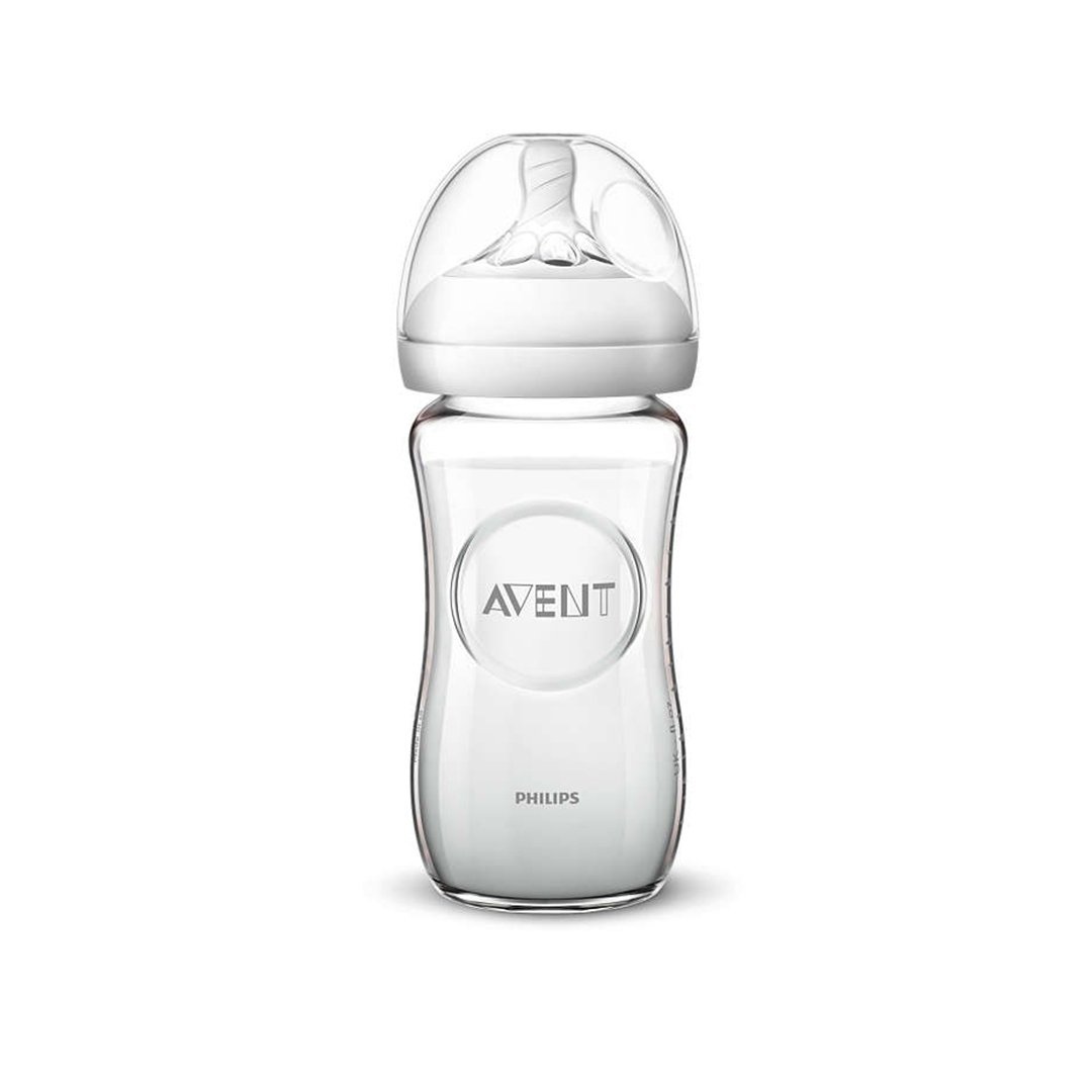 1-Carrousel-BIBERON-NATURAL-EN-VERRE-240-ML-SCF053-17.jpg AVENT BIBERON NATURAL EN VERRE 240 ML SCF053/17 – Image 1