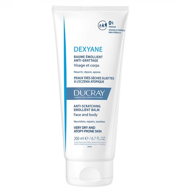 3282770075786-1-5.jpg Ducray — Baume Émollient Anti-grattage — Crème pour peaux très sèches et à tendance atopique — Dexyane 200 ml – Image 1