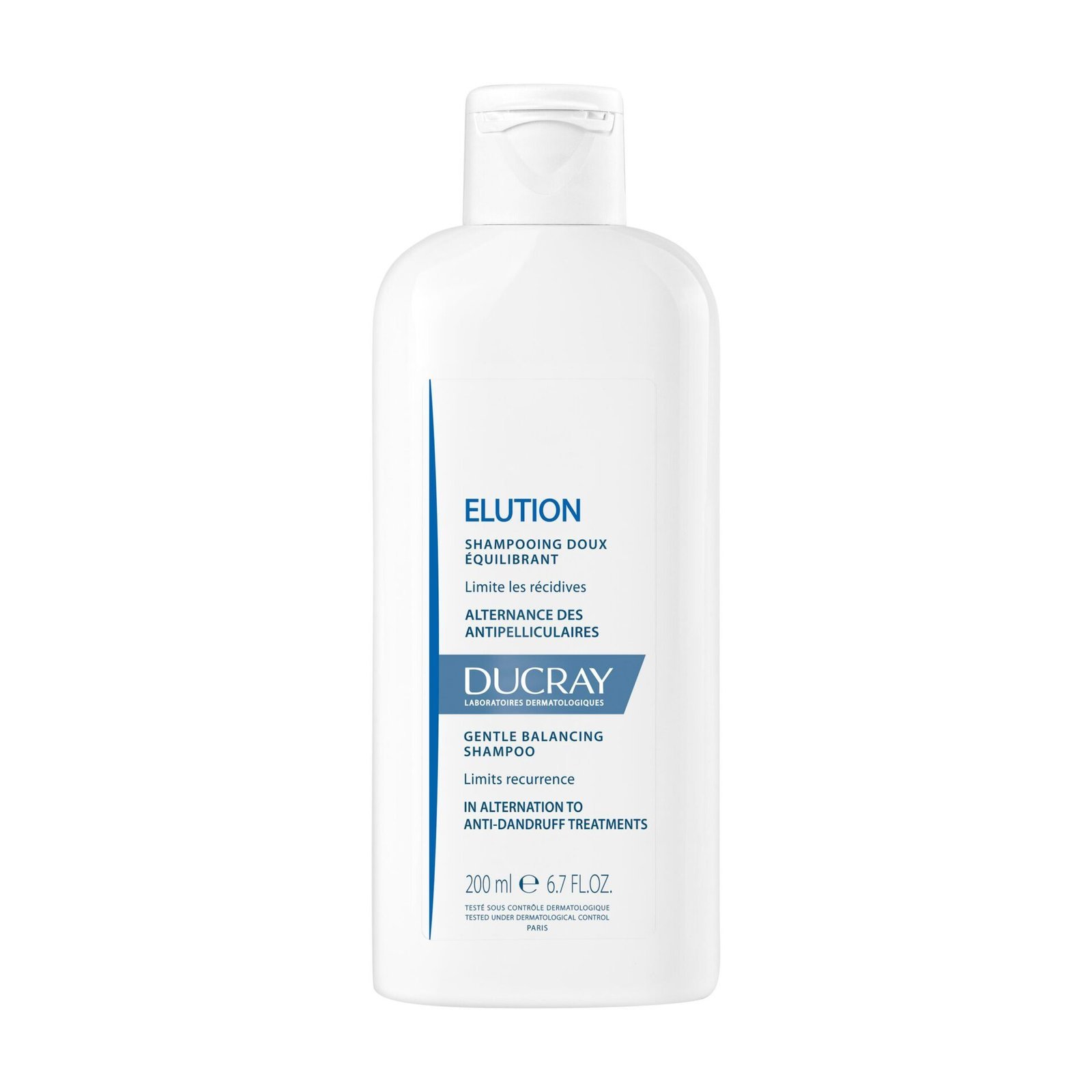 3282770139099-DucrayE28094ShampooingdouxC3A9quilibrantE28094ShampoingdouxantipelliculaireE28094ELUTION-0937123001680782776.jpg Ducray — Shampooing doux équilibrant — Shampoing doux antipelliculaire — ELUTION 200 ml – Image 1