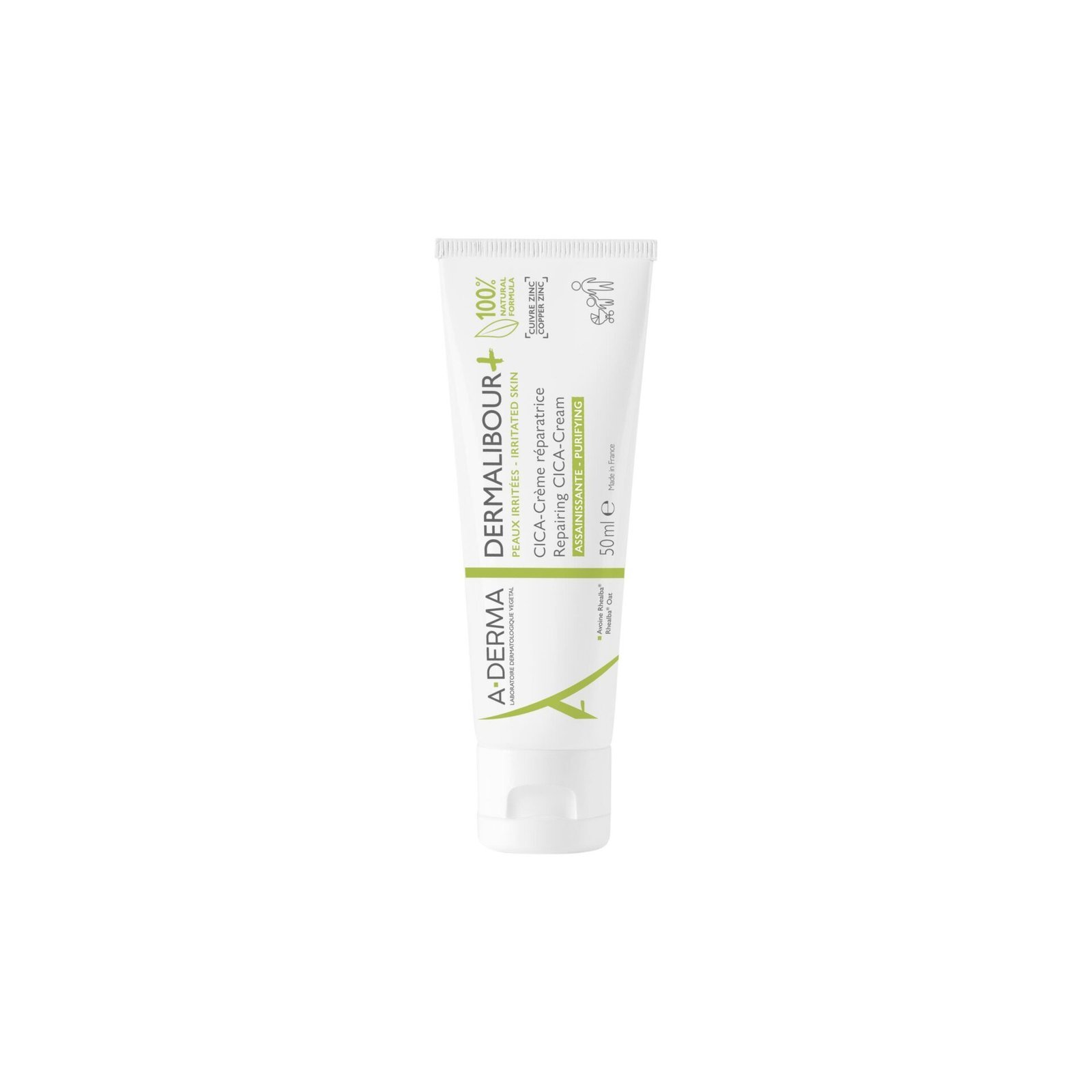 3282770144291-A-DERMAE28094DERMALIBOUR2BCICA-CRC388MERC389PARATRICEASSAINISSANTE-0522550001680951562.jpg A-DERMA — DERMALIBOUR+ CICA-CRÈME RÉPARATRICE ASSAINISSANTE 50 ml – Image 1