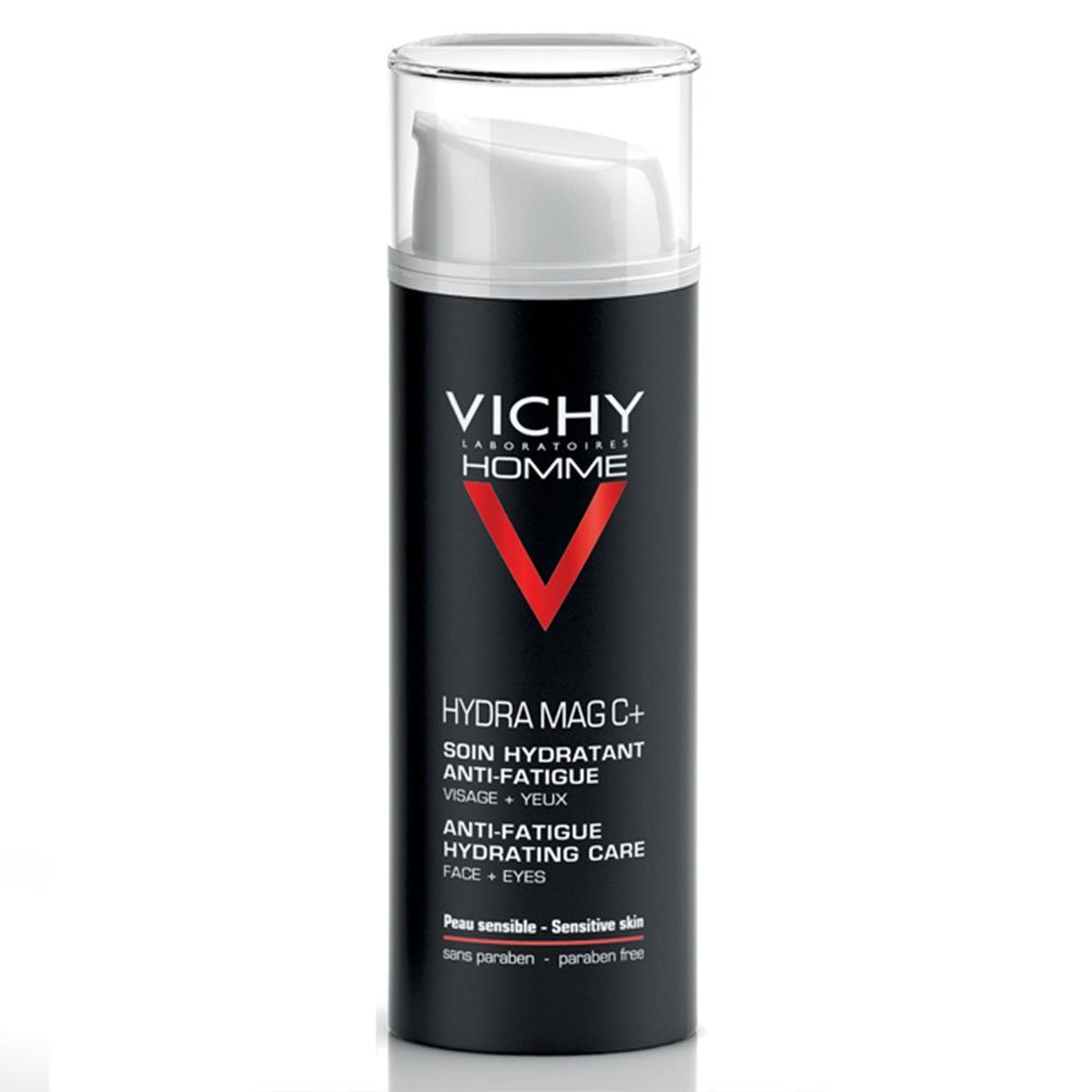 3337871322571-1.jpg Vichy Homme Hydra Mag C+ Soin Hydratant Anti-Fatigue Visage et Yeux Sensibles | 50ml – Image 1
