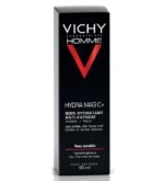 Vichy Homme Hydra Mag C+ Soin Hydratant Anti-Fatigue Visage et Yeux Sensibles | 50ml – Image 3