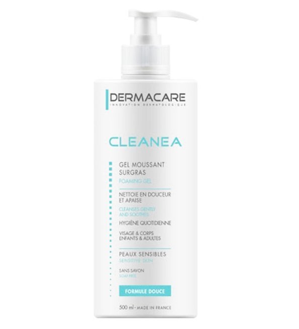 3401360101791-1-5.jpg Dermacare - Cleanea Gel moussant surgras - 500 ml – Image 1