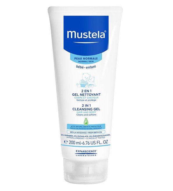 3504105028183-1.jpg Mustela Gel Nettoyant 2 en 1 - 200 ml – Image 1