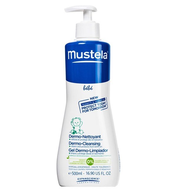3504105028398-1.jpg Mustela Gel Lavant Doux Corps et Cheveux - 500 ml – Image 1