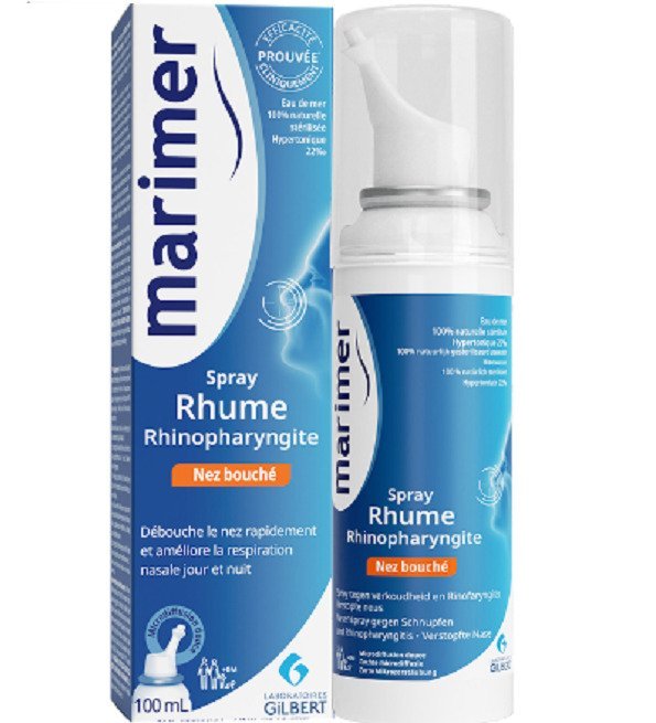3518646672347.jpg MARIMER Hypertonique Nez bouché - Rhume Sinusite 100ml – Image 1
