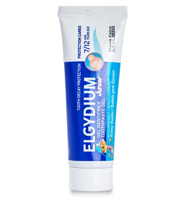 3577056010033-1.jpg Elgydium Junior - Dentifrice Bubble Gum 7-12 Ans – Image 1
