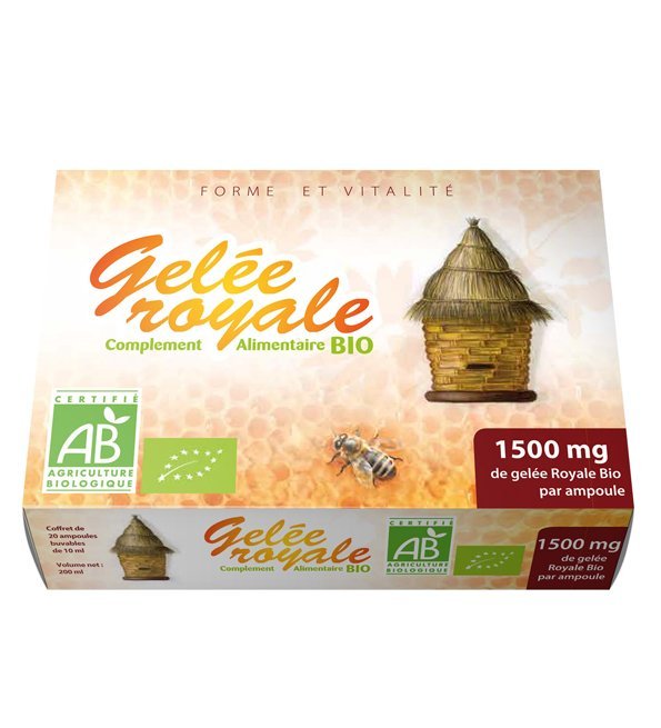 3700216206773-1.jpg Gph Diffusion Gelée Royale Bio - 20 Ampoules 1500 mg – Image 1