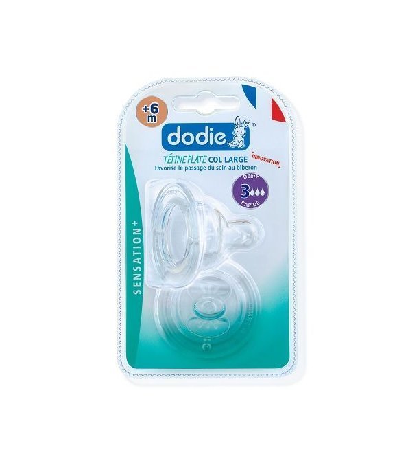 3700763501550-1.jpg DODIE TETINE PLATE SENSATION+ ANTI COLIQUE D3 +6M X2 – Image 1