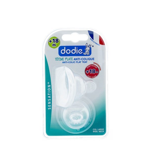 3700763502632-1.jpg DODIE TETINE PLATE SENSATION+ ANTI COLIQUE D5 +18M X2 – Image 1