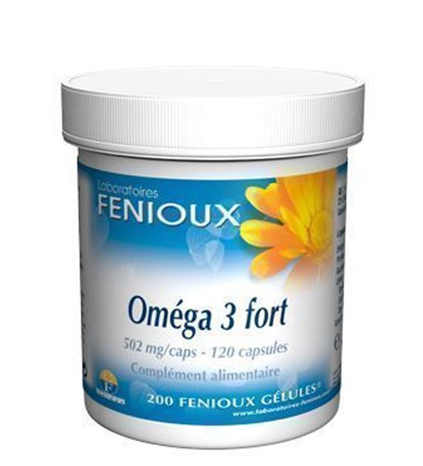 3700790002150-1.jpg Fenioux Oméga 3 Fort - 120 Capsules - 502 mg – Image 1