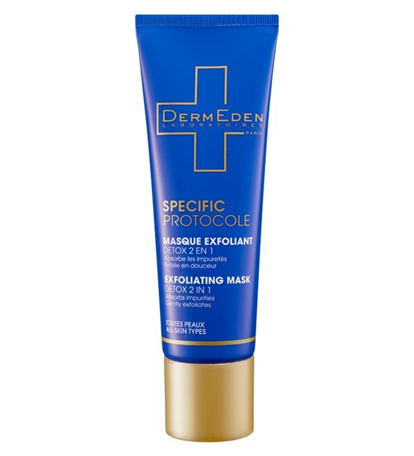 3760192240291-1-5.jpg Dermeden Masque Exfoliant Detox 2en1 tube - 50 ml – Image 1