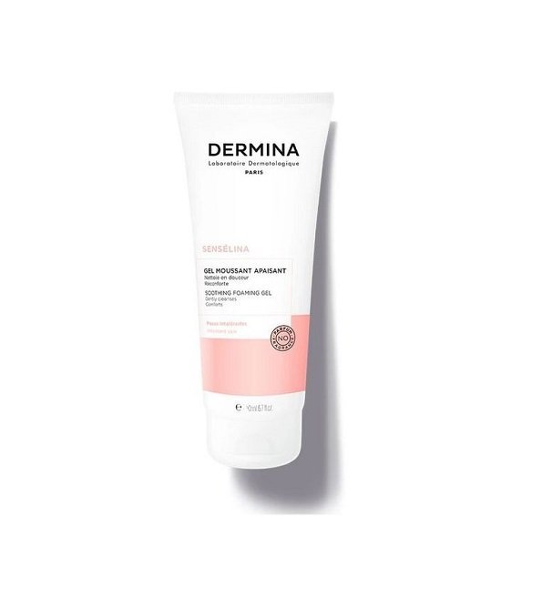 3760220374097.jpg Dermina Sensélina Gel Moussant Apaisant 100ml – Image 1
