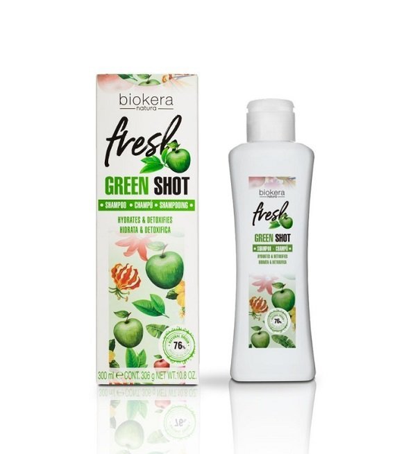 427-1.jpg BIOKERA FRESH GREEN SHOT SHAMPOOING 300ML – Image 1