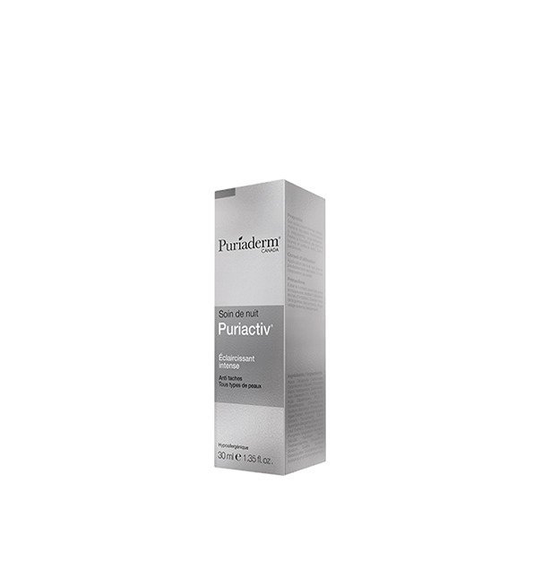 51001_puriactiv_creme_boite2-1-4.jpg Puriaderm Puriactiv Crème de nuit Soin éclaircissant de nuit intense – Image 1