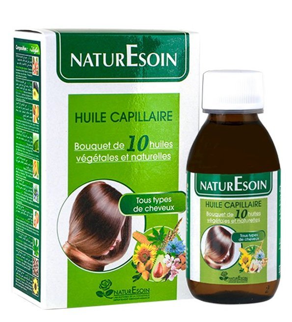 6111246208595-1.jpg NaturEsoin Huile Capillaire 10 Bain d'Huiles Végétales - 125 ml – Image 1