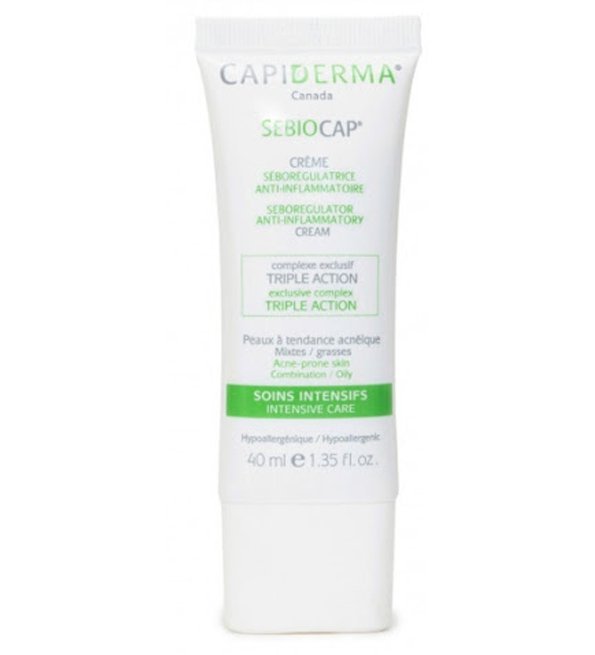 818118002720-1.jpg Capiderma - Sebiocap Crème anti-inflammation pour peaux à tendance acnéique - 40 ml – Image 1