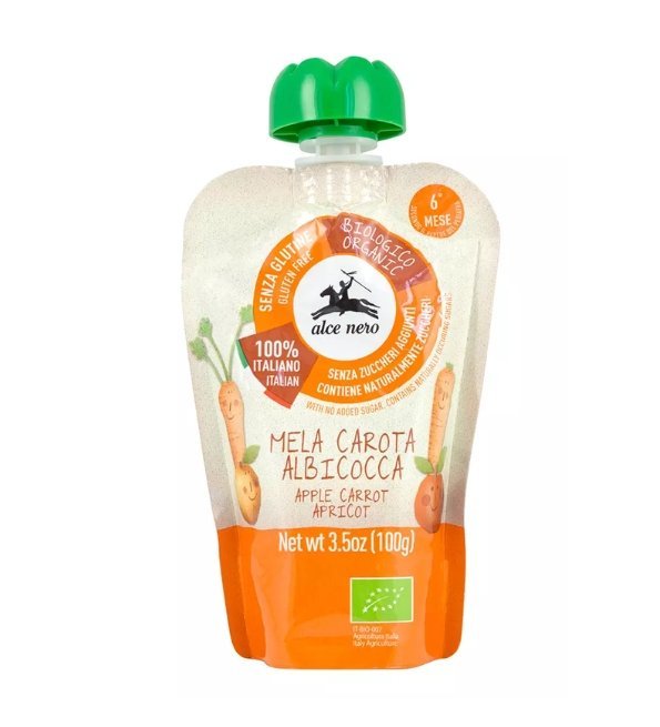 ALCE-BABY-PUREE-DE-POMME-CAROTTE-ET-ABRICOT-100G-1.jpg ALCE NERO PUREE DE POMME CAROTTE ET ABRICOT 100G – Image 1